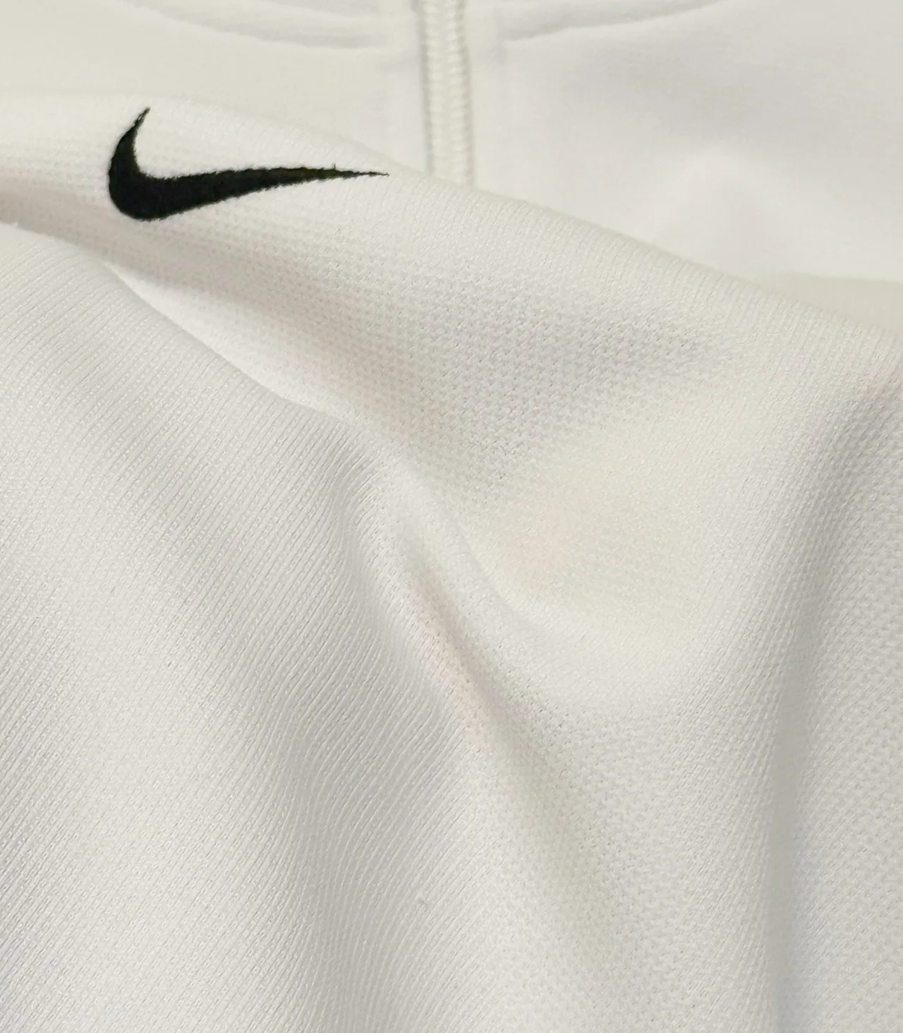 Nike White Vintage Half-Zip Hoodie - Men's Small — photo 8
