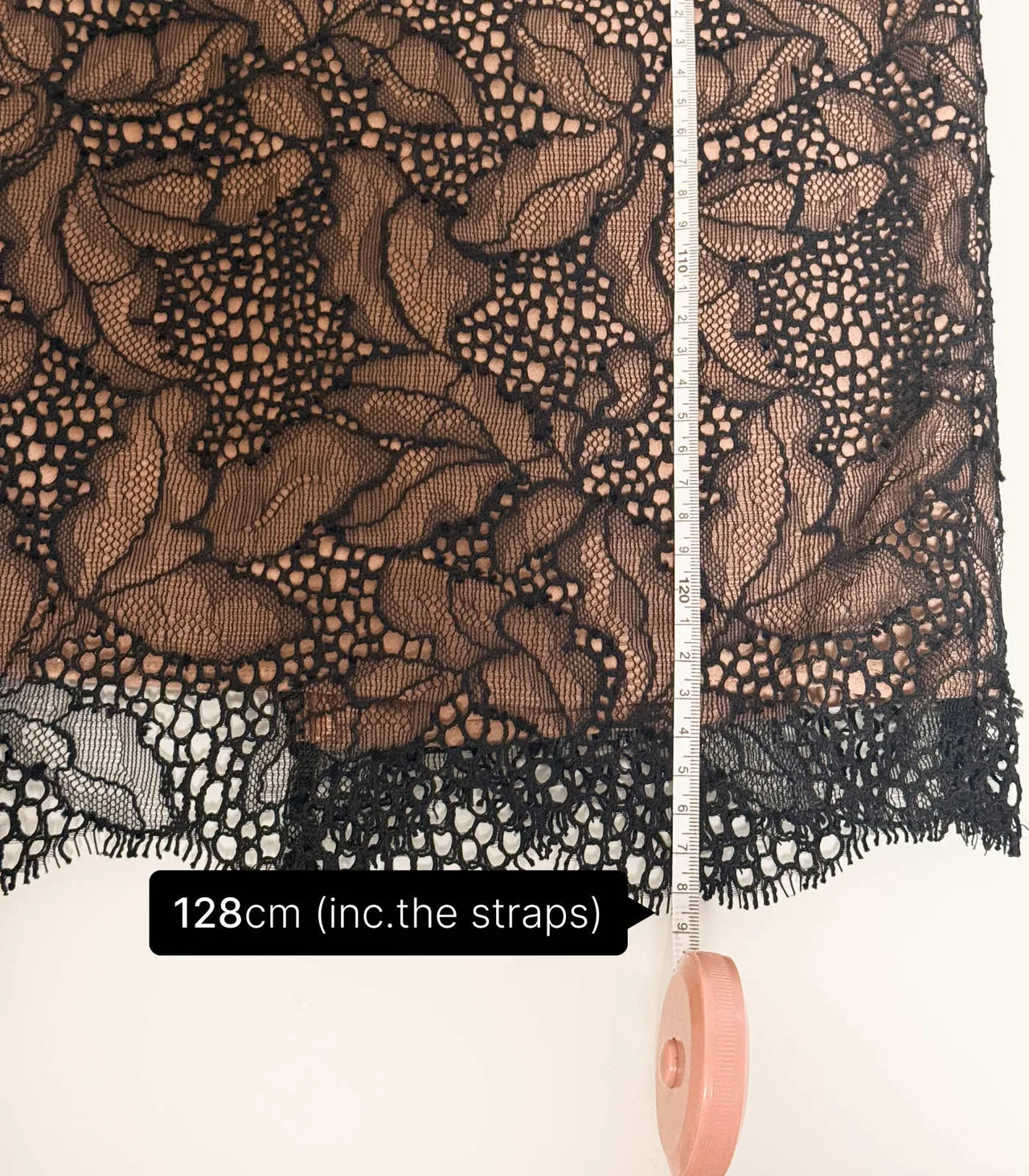 Witchery Black Lace Slip Midi Dress - AU 6 — photo 9