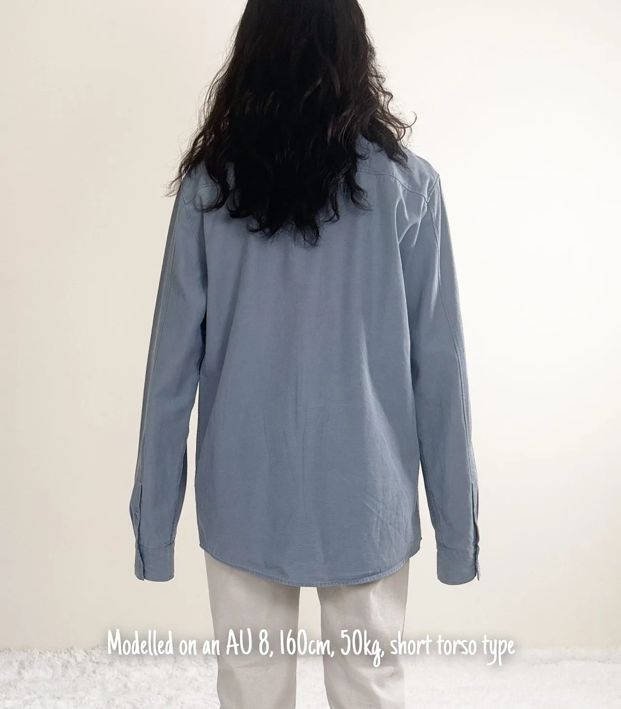 COS Dusty Blue Button-Down Shirt - Men's Medium — photo 2