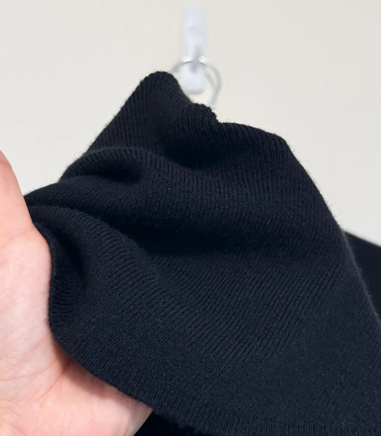 Witchery Black Half-Neck Wool Blend Knit Top - XS — photo 7