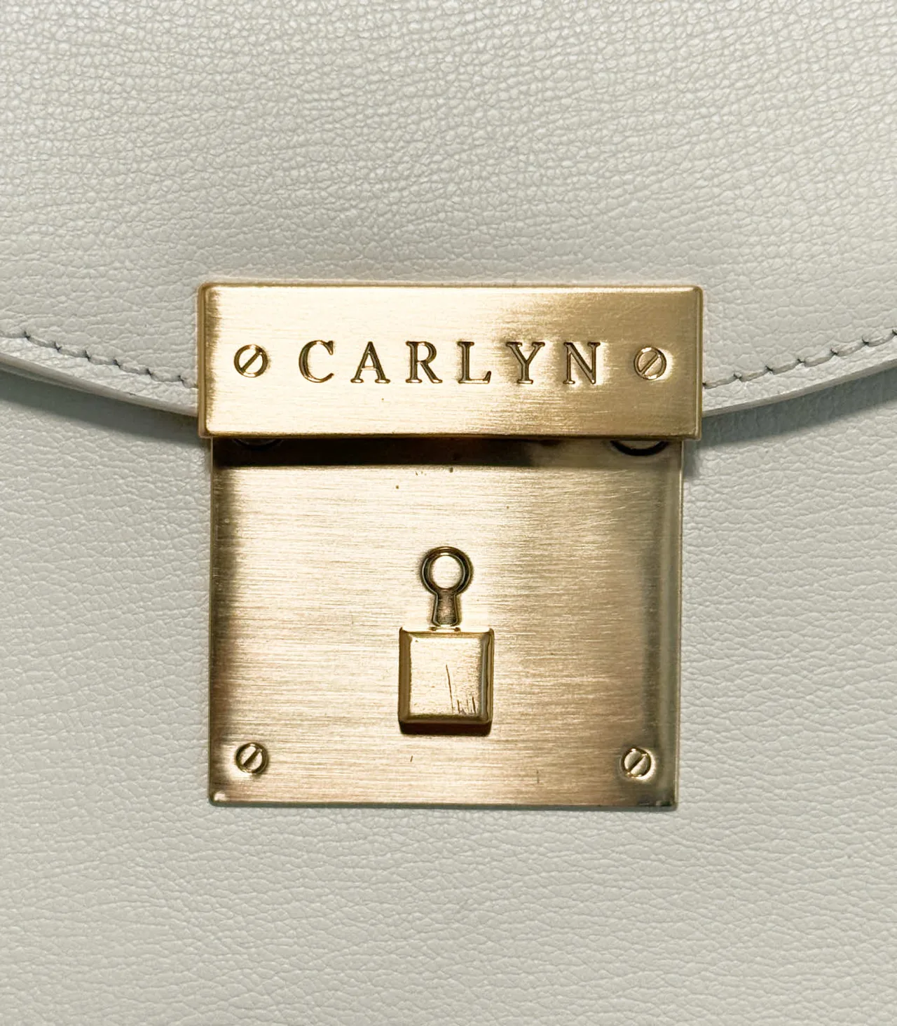 Carlyn Ivory Genuine Leather Structured 3-Ways Bag — photo 7