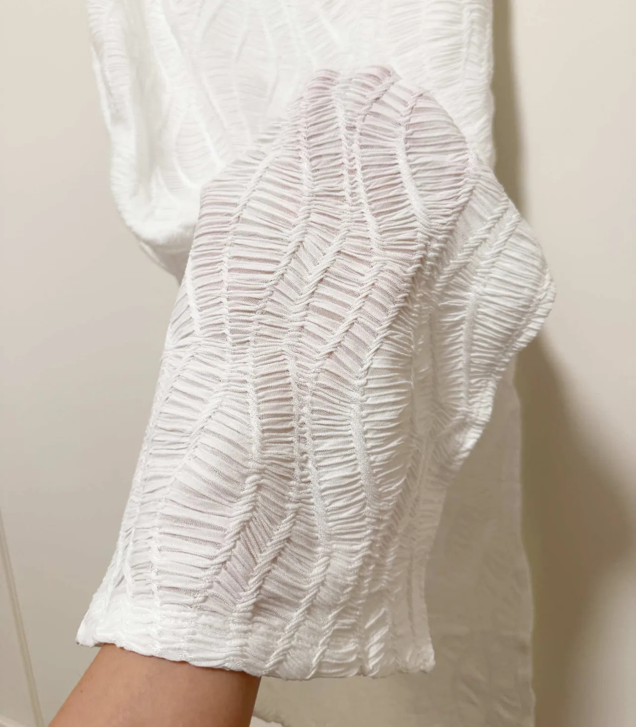 Alive Girl White Textured Strapless Tube Midi Dress - AU 8 — photo 6