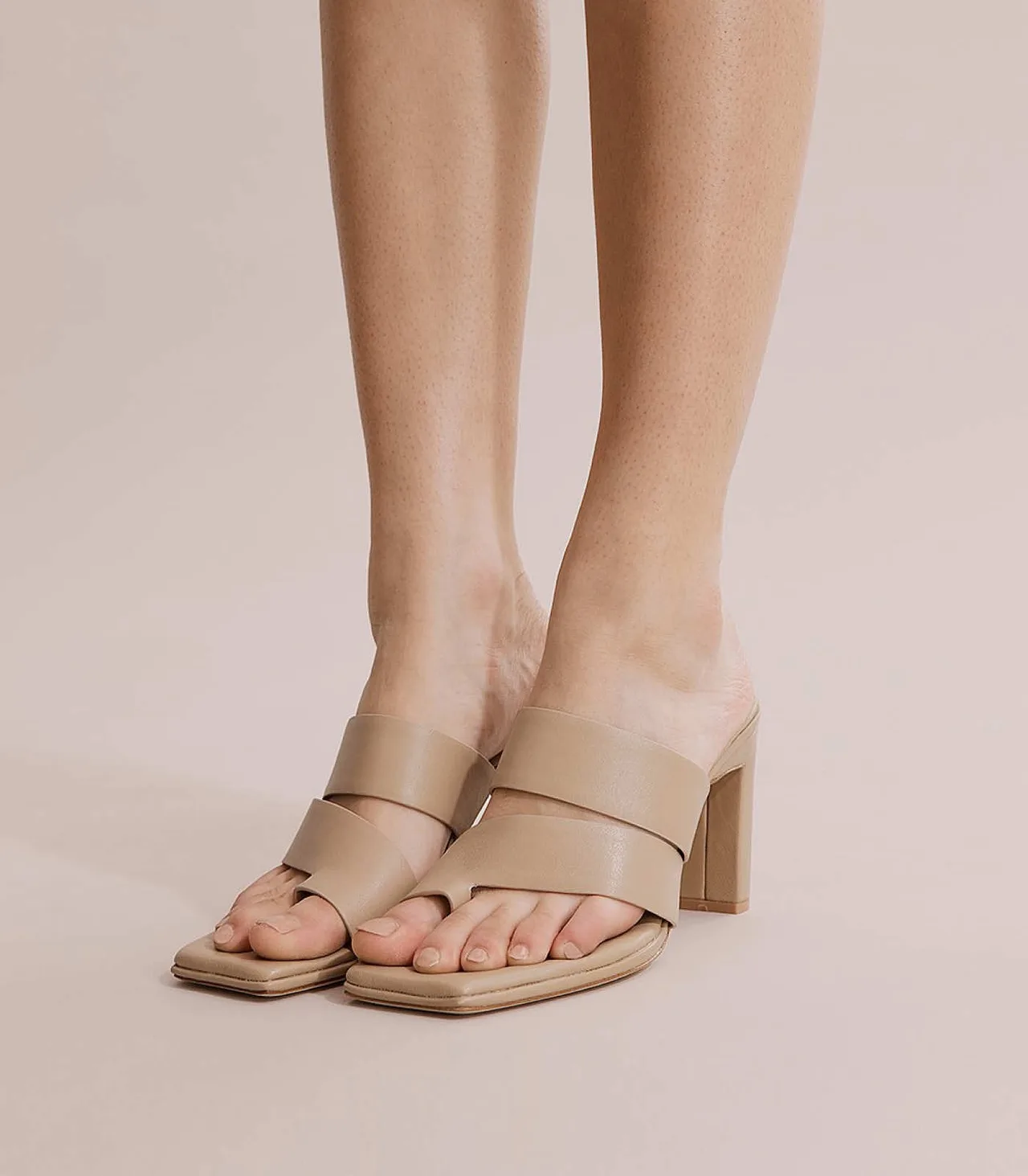 Country Road Sonya Light Khaki Strappy Heel Sandals - EU 37 — photo 2