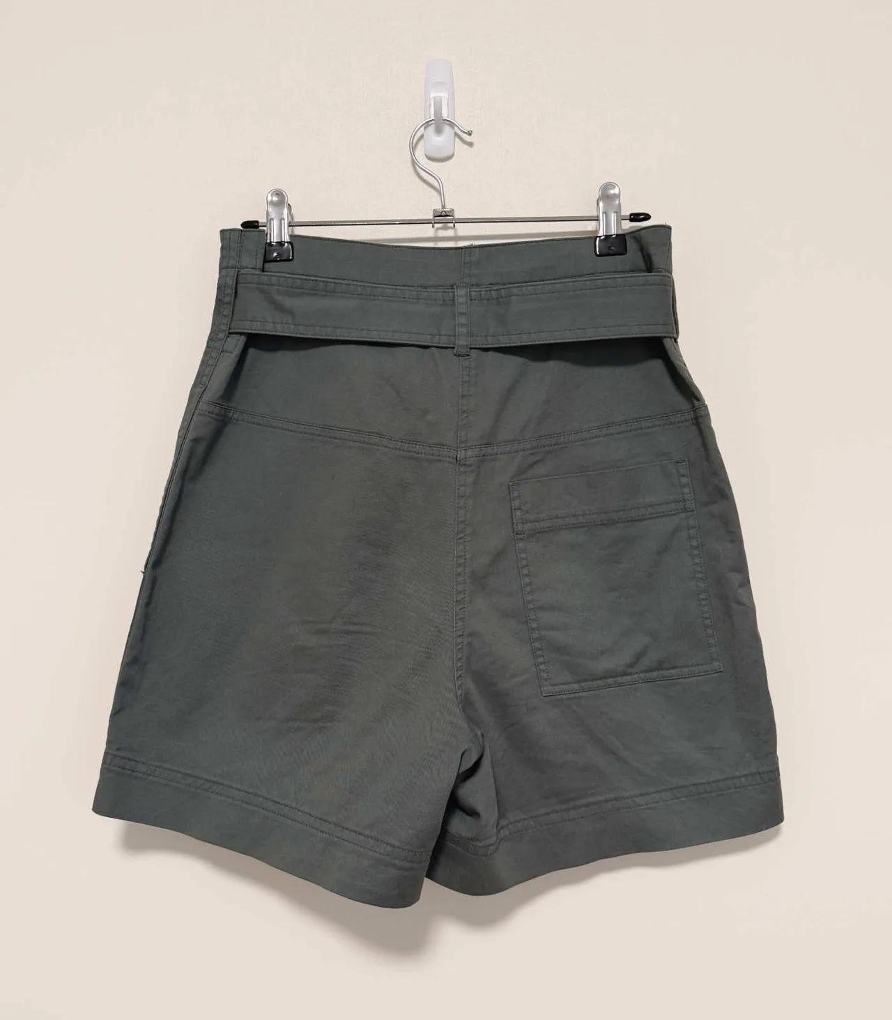 Saba Remy Army green High-waisted Tailored Short - AU 4 — photo 4