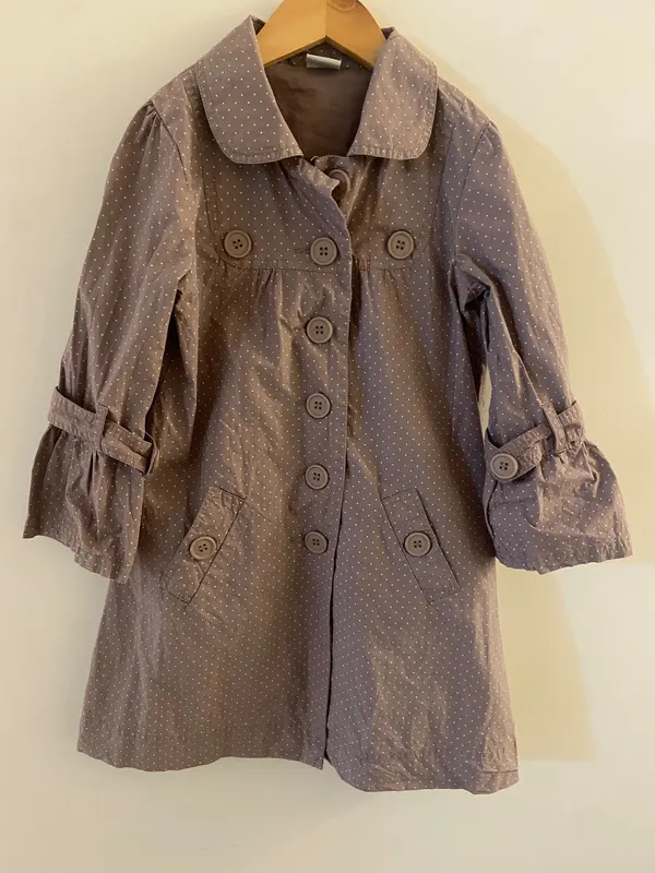 Ouch Girls Coat Size 8 Cotton Machine washable