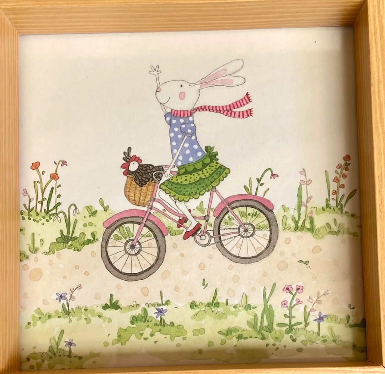 2 x Ruby Red Shoes Bookleaf in Wooden Square Frame — photo 5