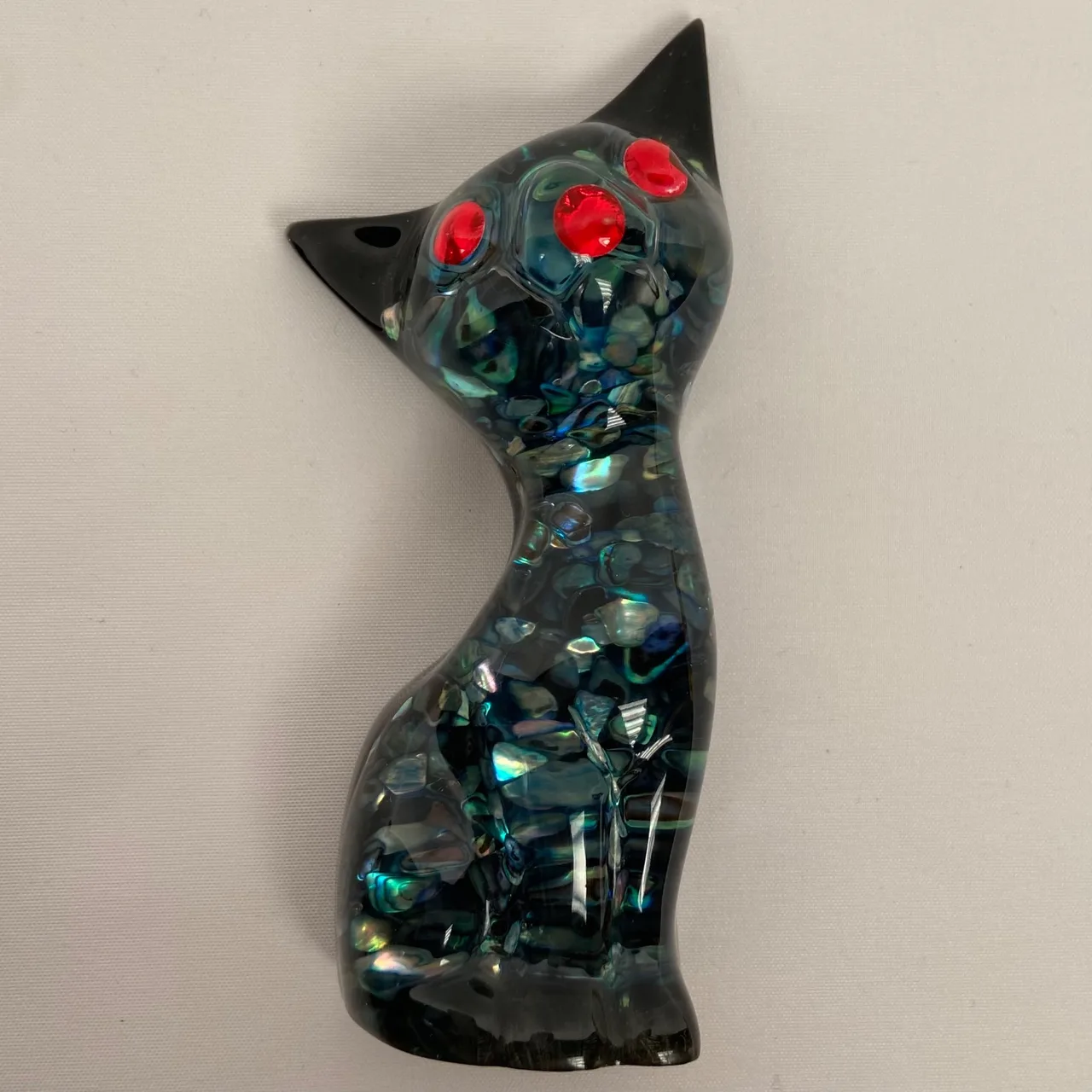 Vintage Paua Shell Cat — photo 6