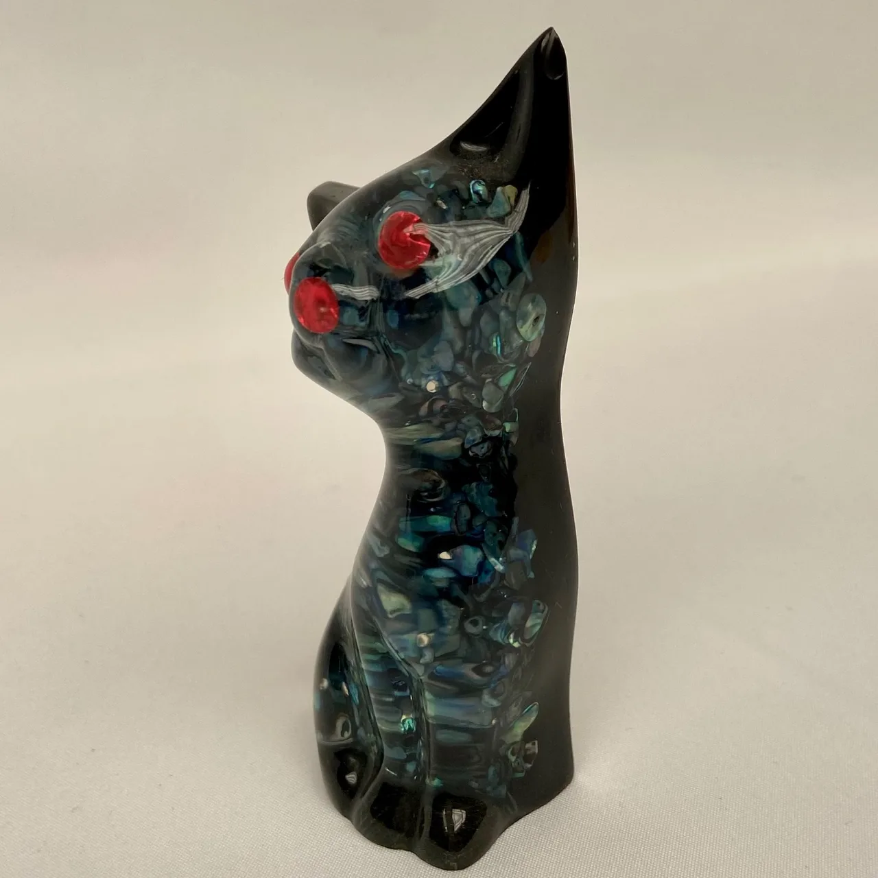Vintage Paua Shell Cat — photo 3