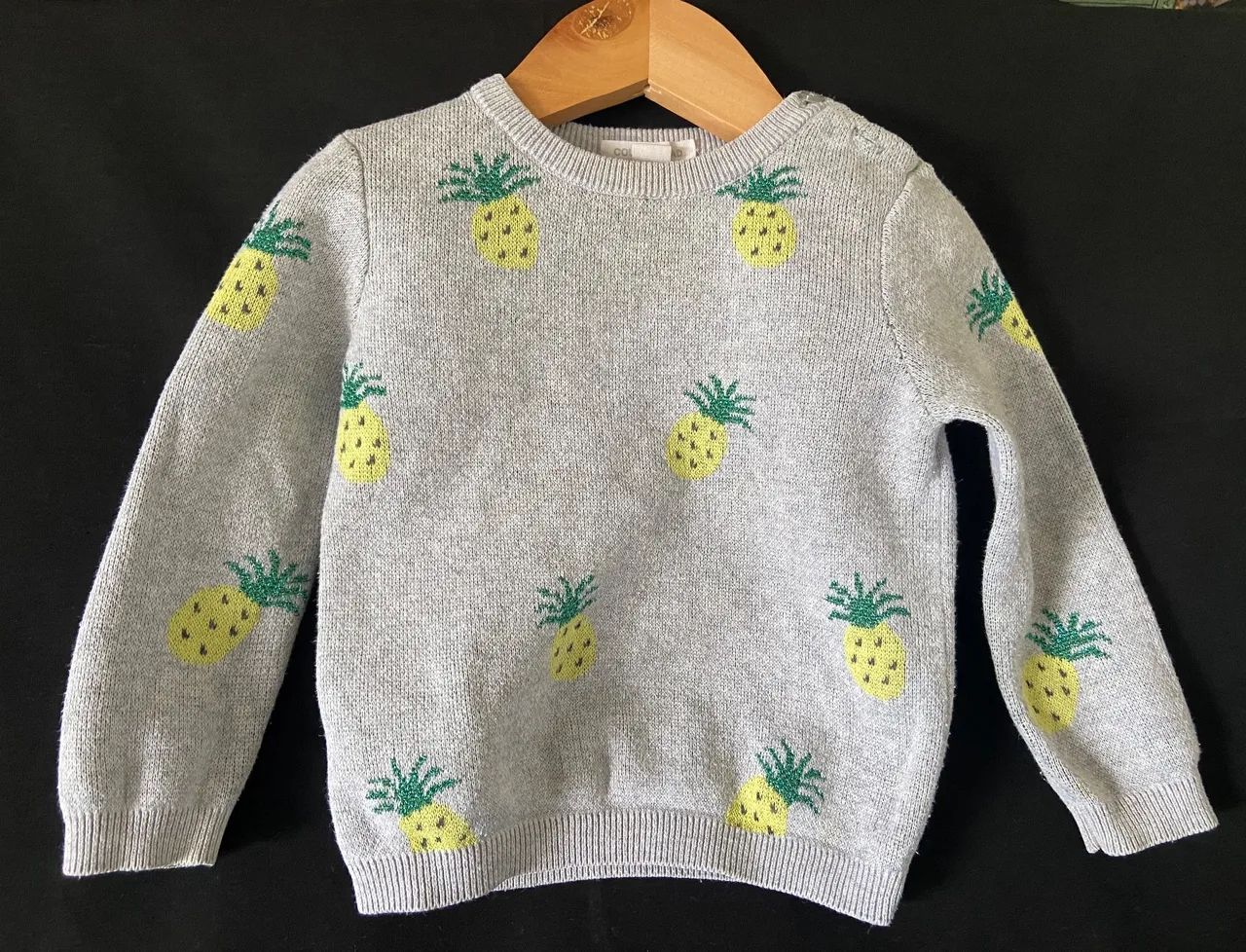 Country Road Baby 1-2 years Grey with Pineapples Cotton — photo 2
