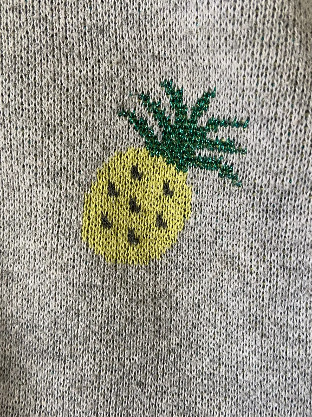 Country Road Baby 1-2 years Grey with Pineapples Cotton — photo 7