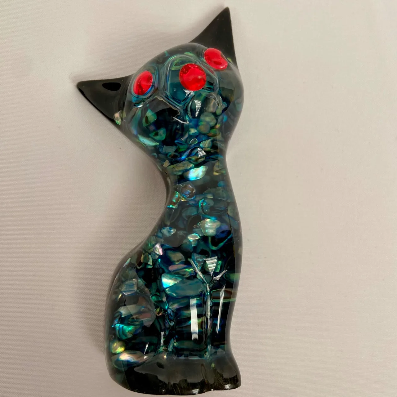 Vintage Paua Shell Cat — photo 4
