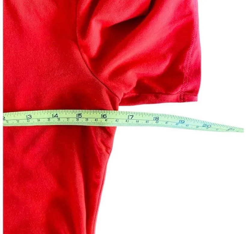 -Kookai red short-sleeve bodycon mini dress.app 10 – photo 7