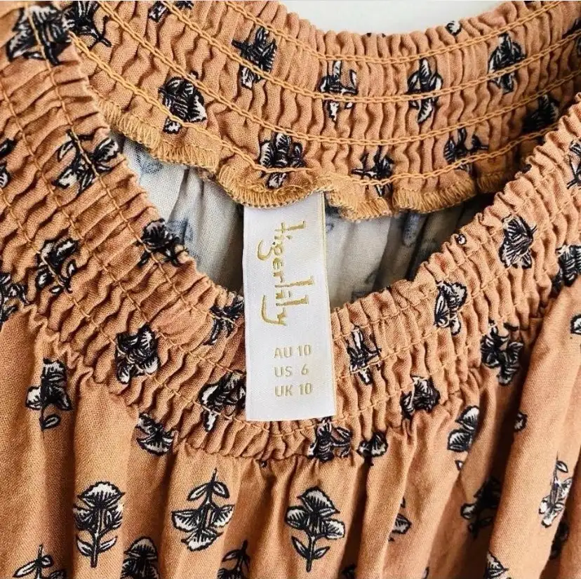 Tigerlily imani shira mini dress Sz 10 – photo 3