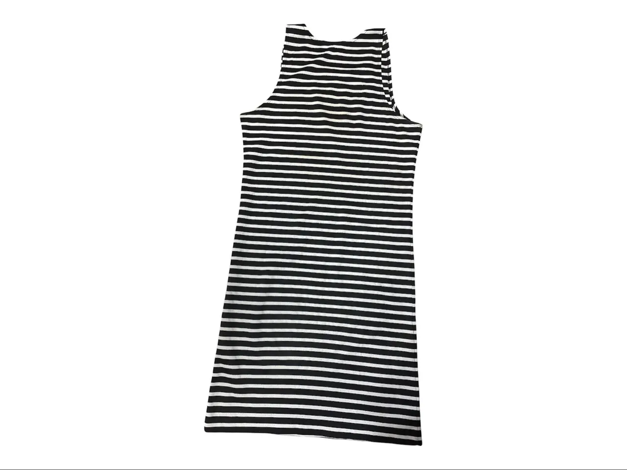 Simona Black & White Striped Sleeveless Bodycon Mini Dress Size S   Aus 10 – photo 3
