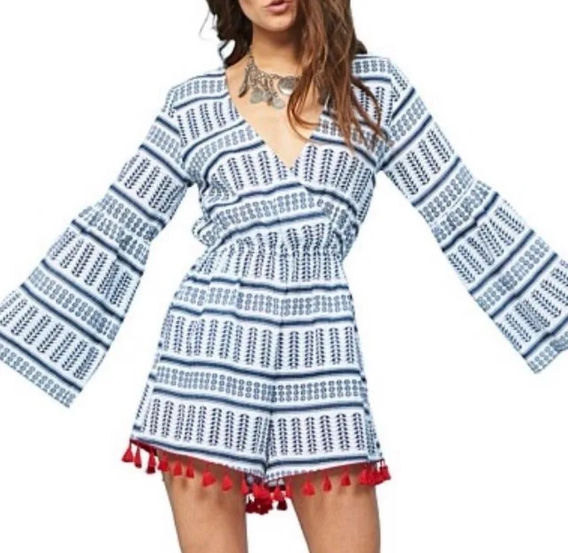 Minkpink Aztec tassel playsuit xs – photo 2
