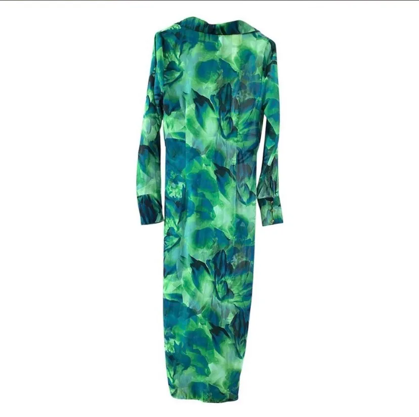 Runaway The Label "Calista" Shirt Dress – Green Midi (Size xs/6Au) – photo 3