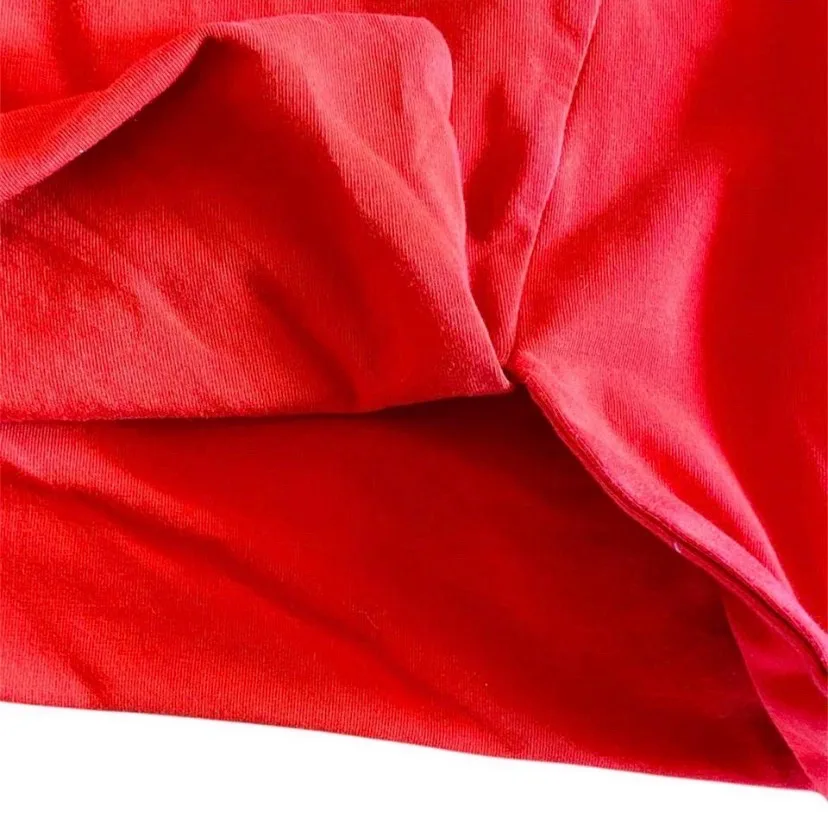 -Kookai red short-sleeve bodycon mini dress.app 10 – photo 6