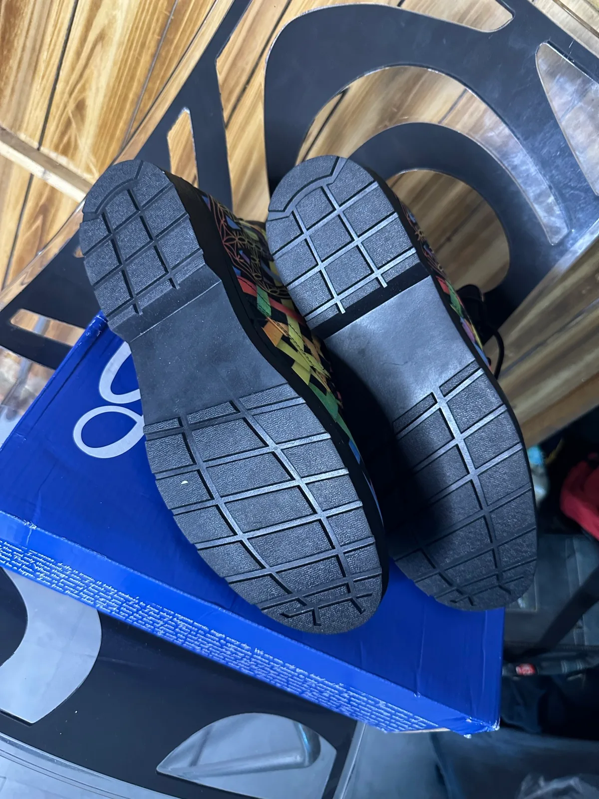 Yes We Vibe - Rainbow Boots US12 — photo 6