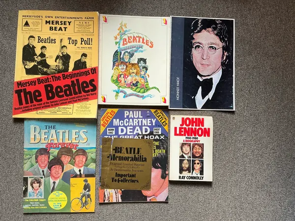 Beatles books and magazines