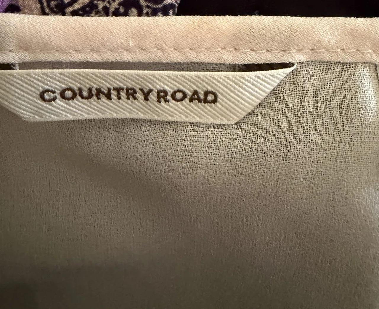 Vintage Country Road Layered Two-Tone Cami Top - NEW no tags — photo 4