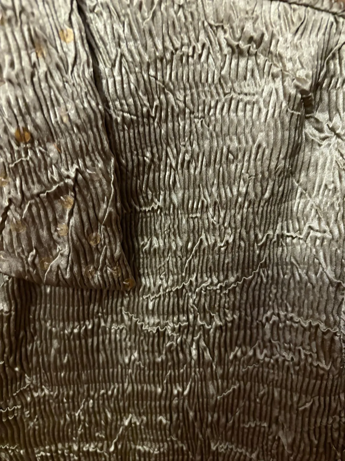 Vintage Cordelia Collection Blouse. Pale Green stretchy, glossy fabric. Size 14 — photo 4