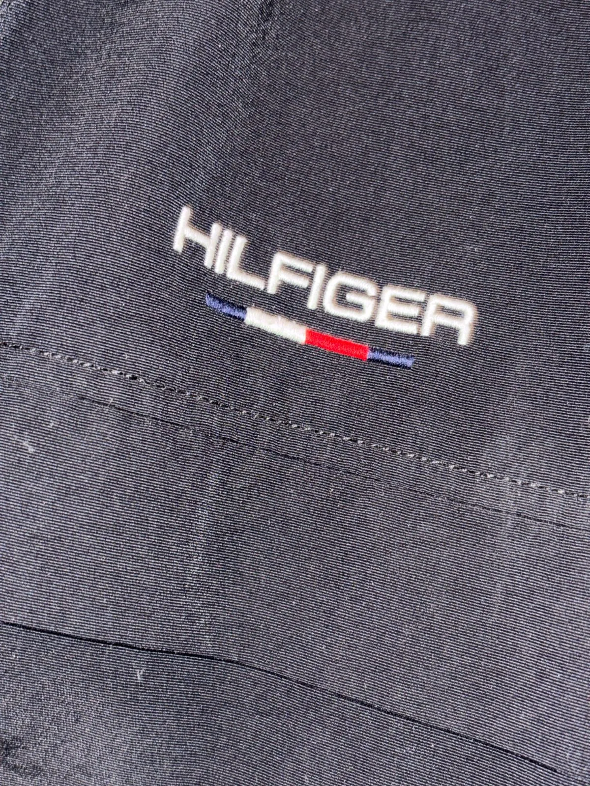 Tommy Hilfiger Windbreaker Jacket Men's Black Hooded Water Resistant — photo 7