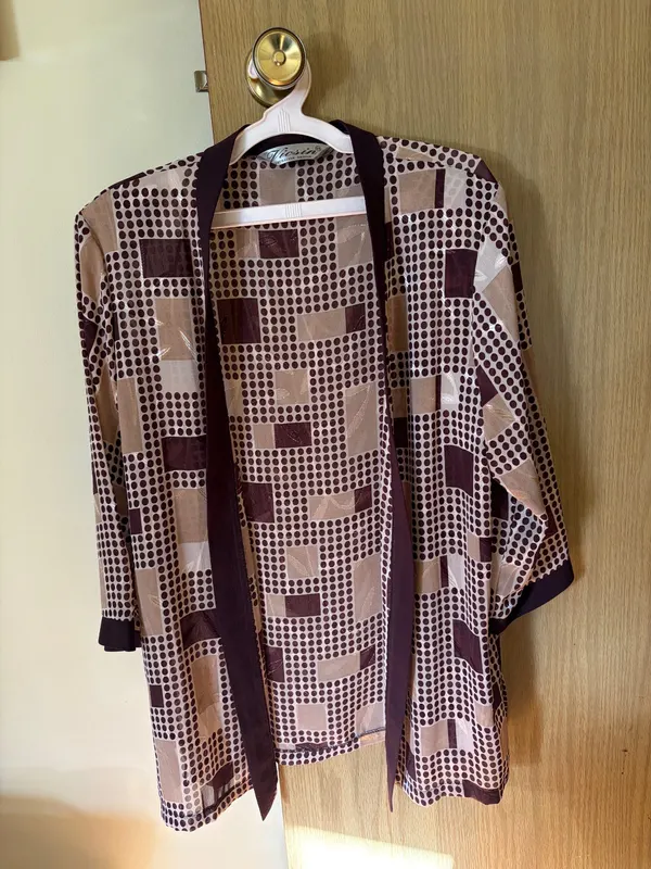 Vintage Vicsin Australian Design Sheer Open Blouse
