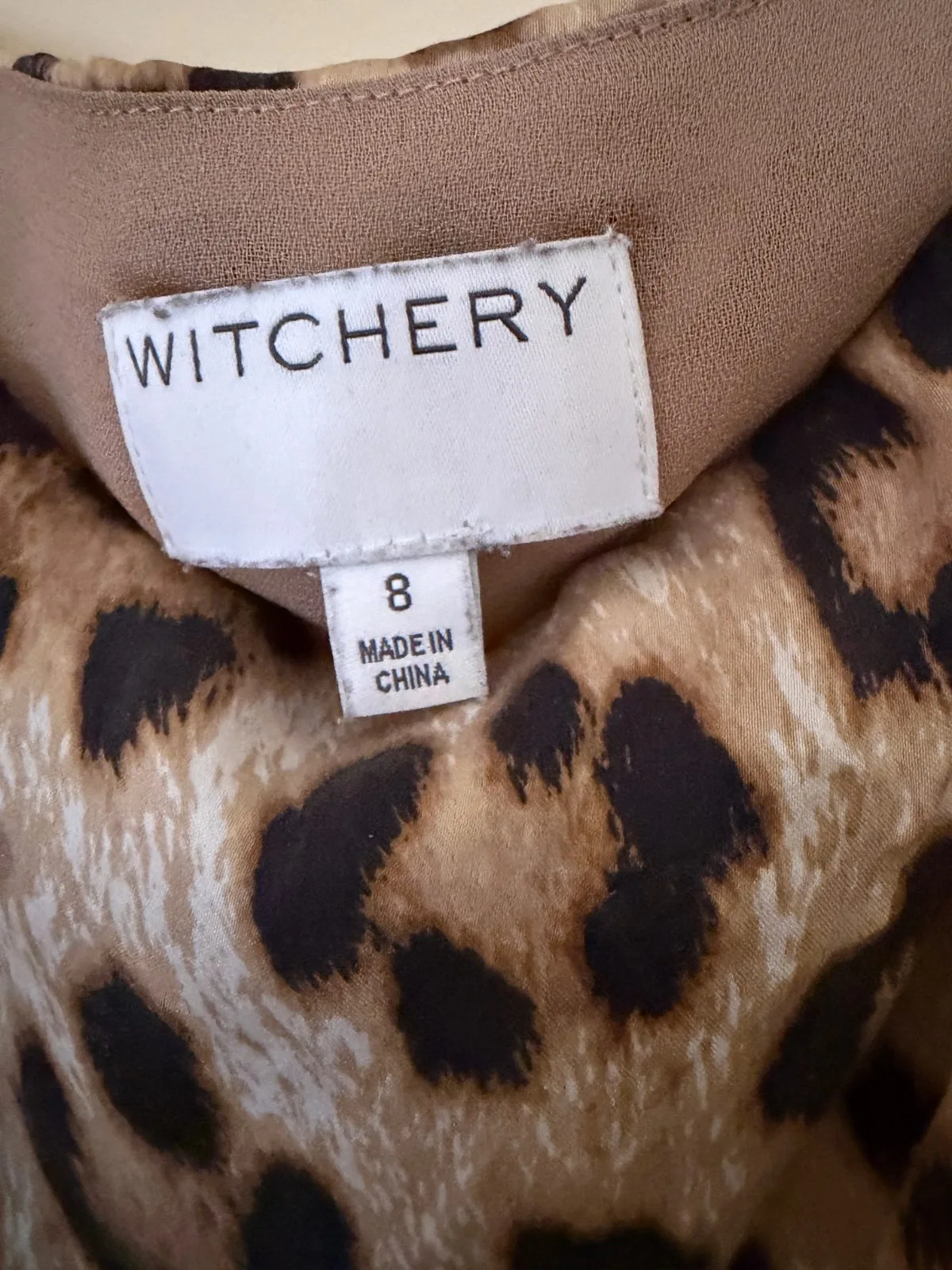 Vintage / Y2K Witchery Leopard Print Cami Top — photo 2
