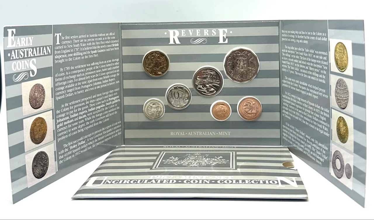 1987 - Australian Queen Elizabeth II, RAM Mint Set. Uncirculated. — photo 2
