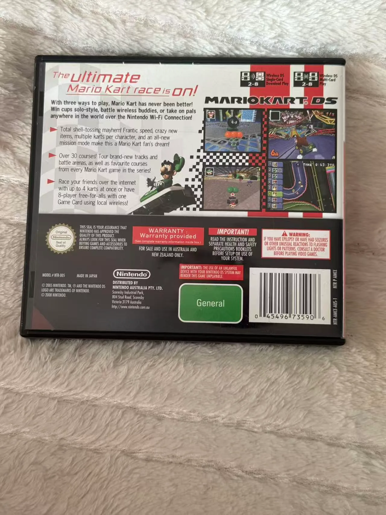 Mario Kart DS - Nintendo Ds - Pal Aus Genuine - Tested & Working — photo 2