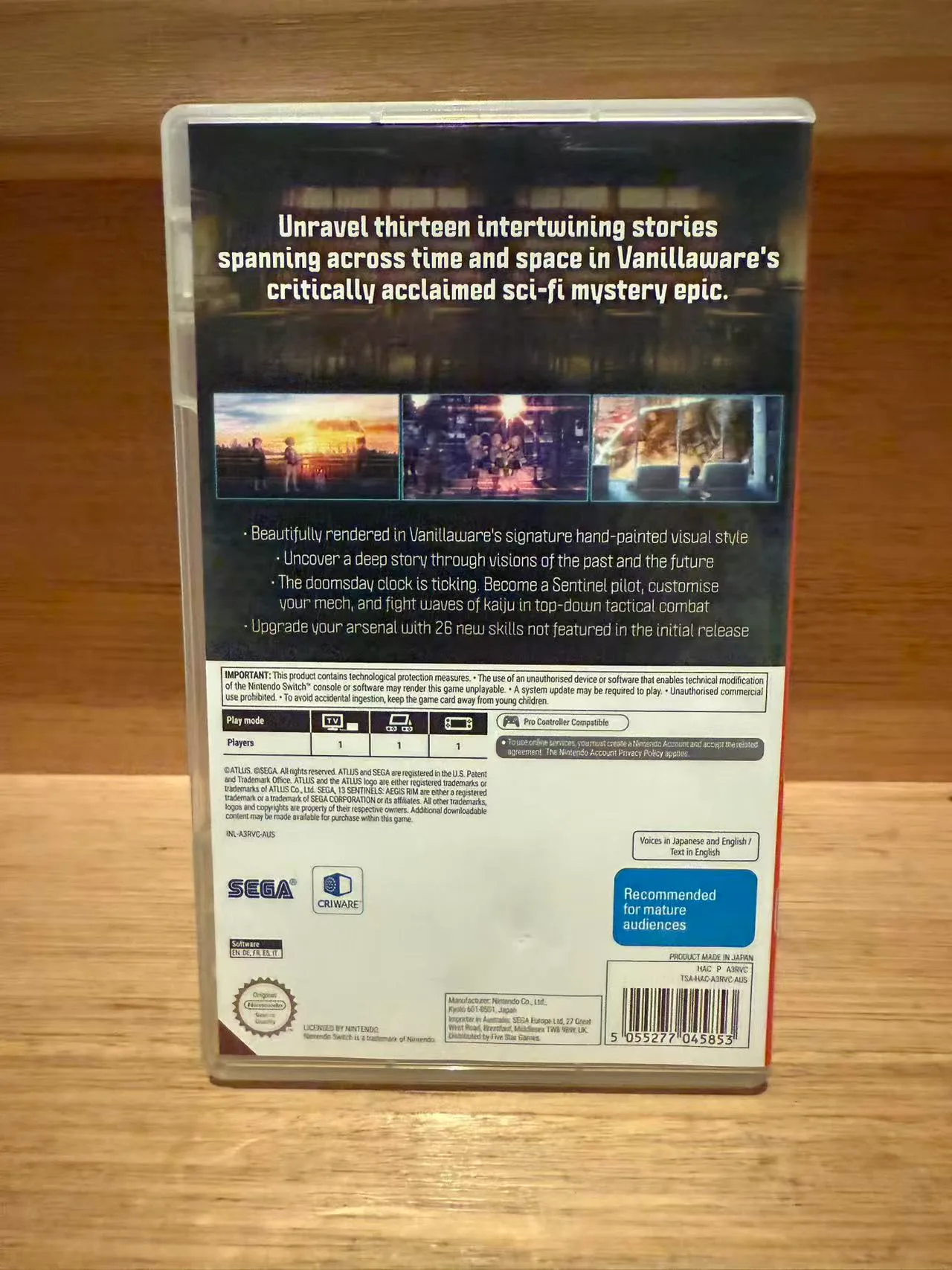 13 Sentinels Aegis Rim - Nintendo Switch in great condition used - tested&Workin — photo 2