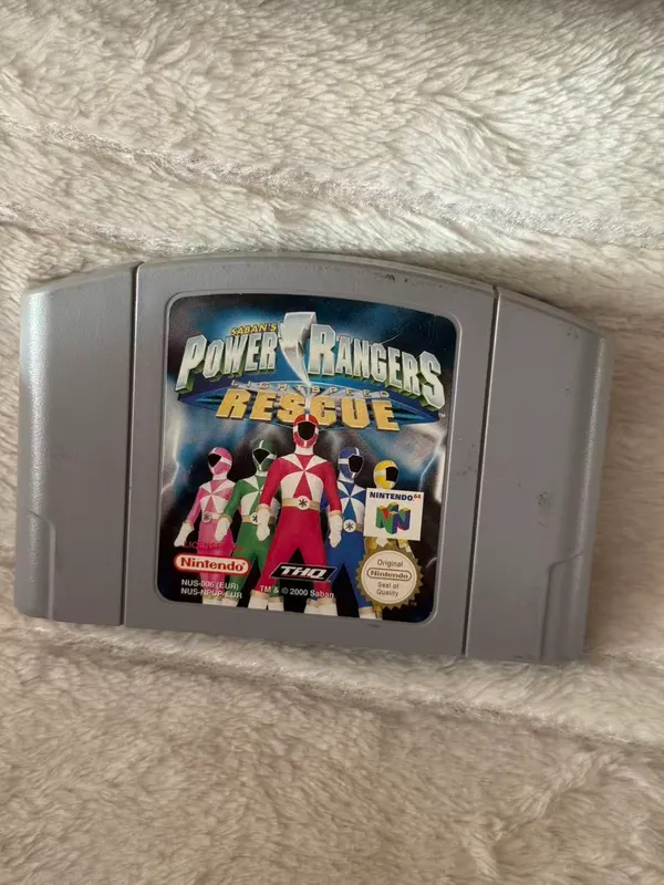 Power Rangers Lightspeed Rescue Nintendo 64 (N64) Pal Genuine Tested&Working