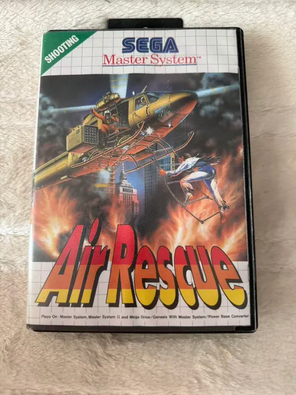 Air Rescue Sega Master System - Missing manual Pal Tested & working