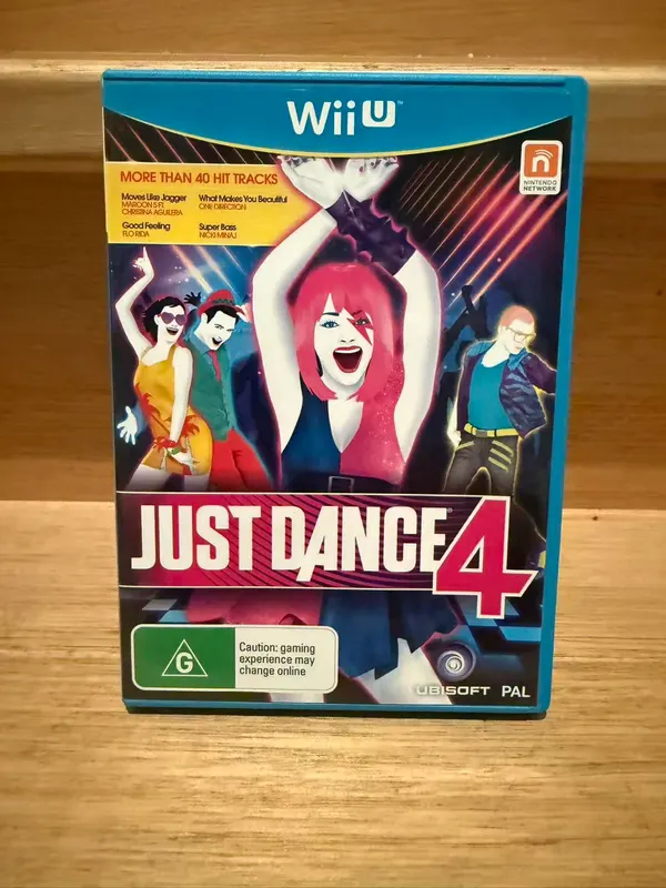 Just Dance 4 - Nintendo Wii U - Pal -Tested&Working - Genuine in great condition