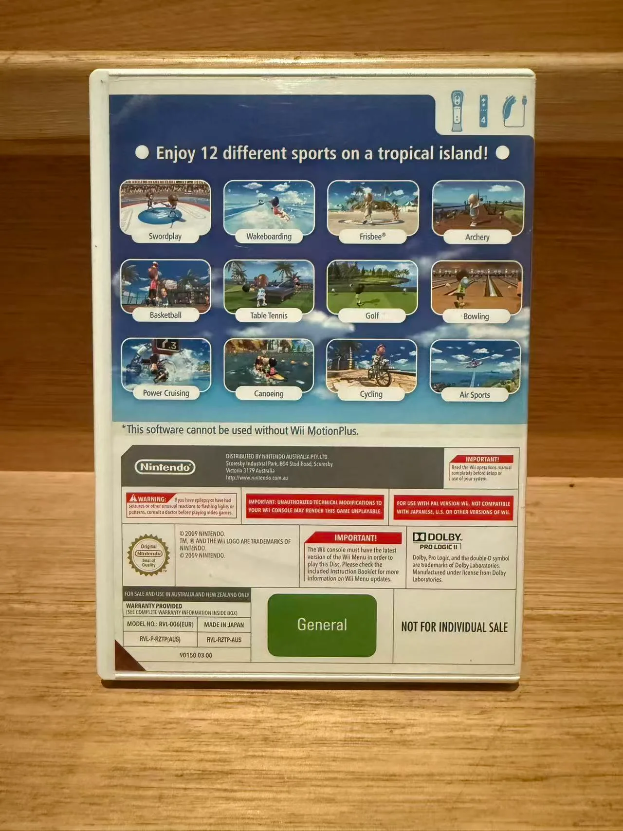 Wii Sports Resort - Nintendo Wii/Wii U - Pal Aus - Tested&Working - Genuine — photo 2