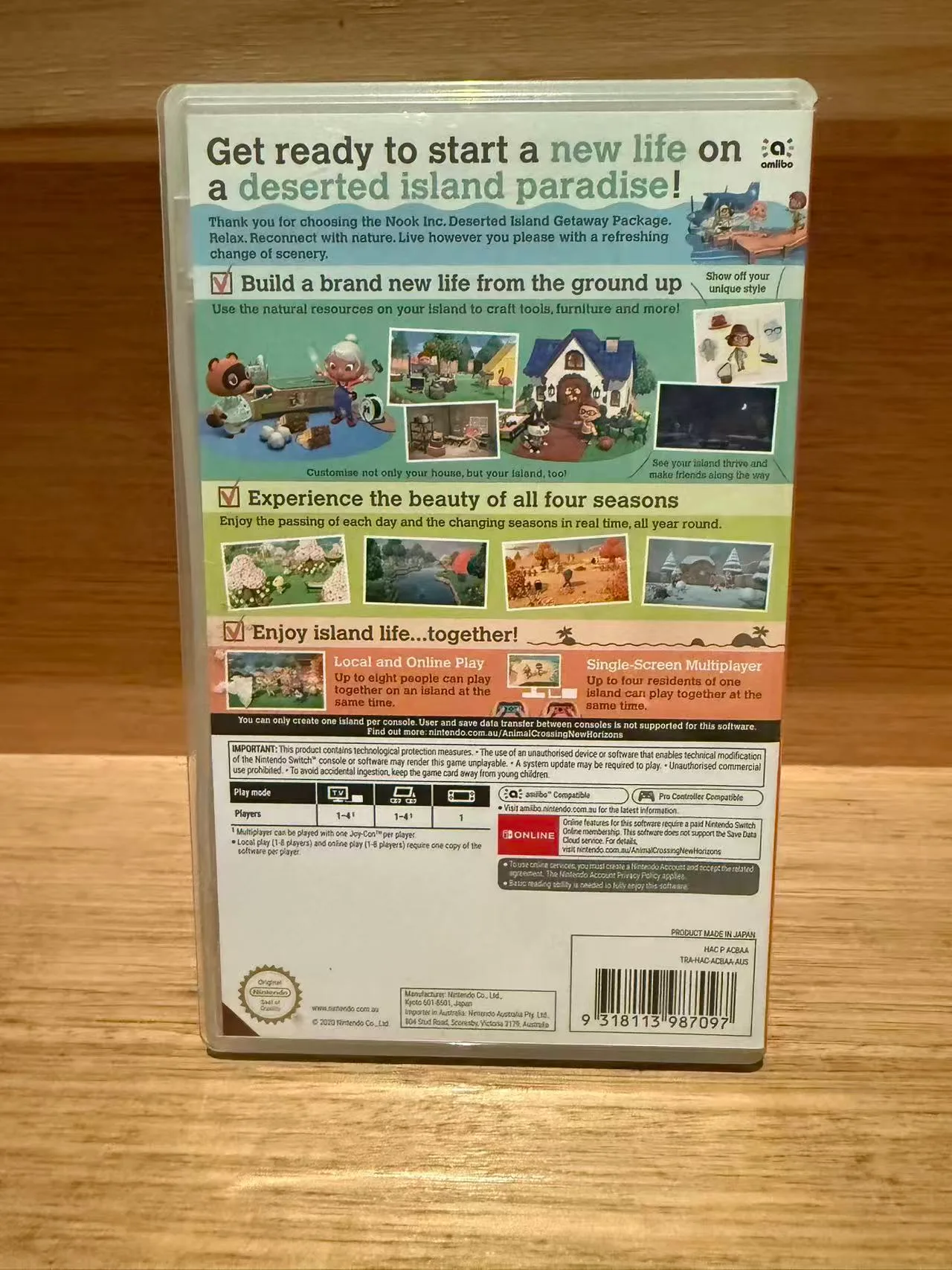 Animal Crossing - Nintendo switch - Tested & working, Genuine - great condtion — photo 3