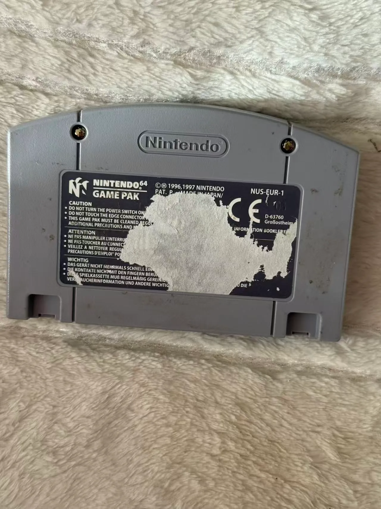 A bugs Life Nintendo 64 (N64) Pal Aus - Genuine, Tested & Working — photo 2