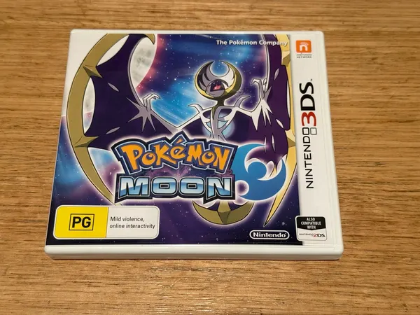 Pokemon Moon Nintendo 3ds Aus- genuine - tested and working