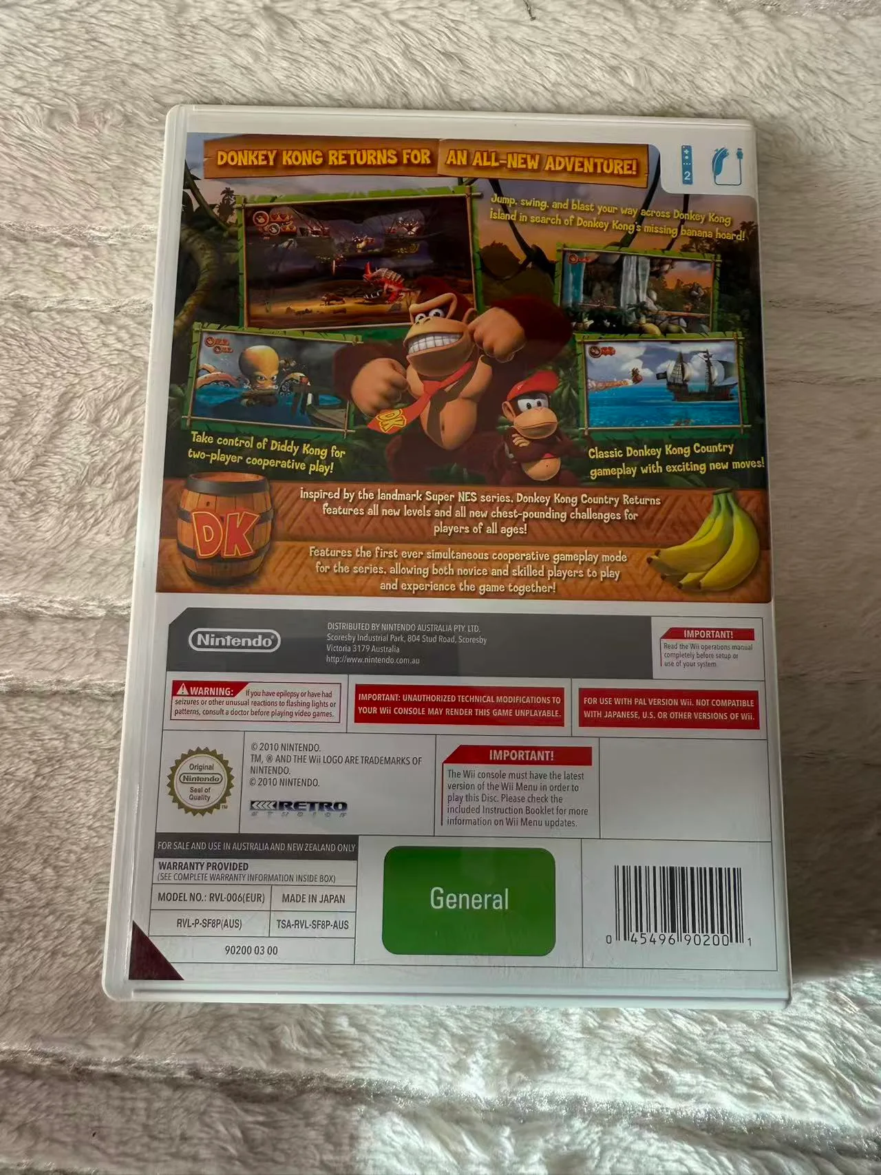 Donkey Kong Nintendo Wii - Pal Tested&Working — photo 2