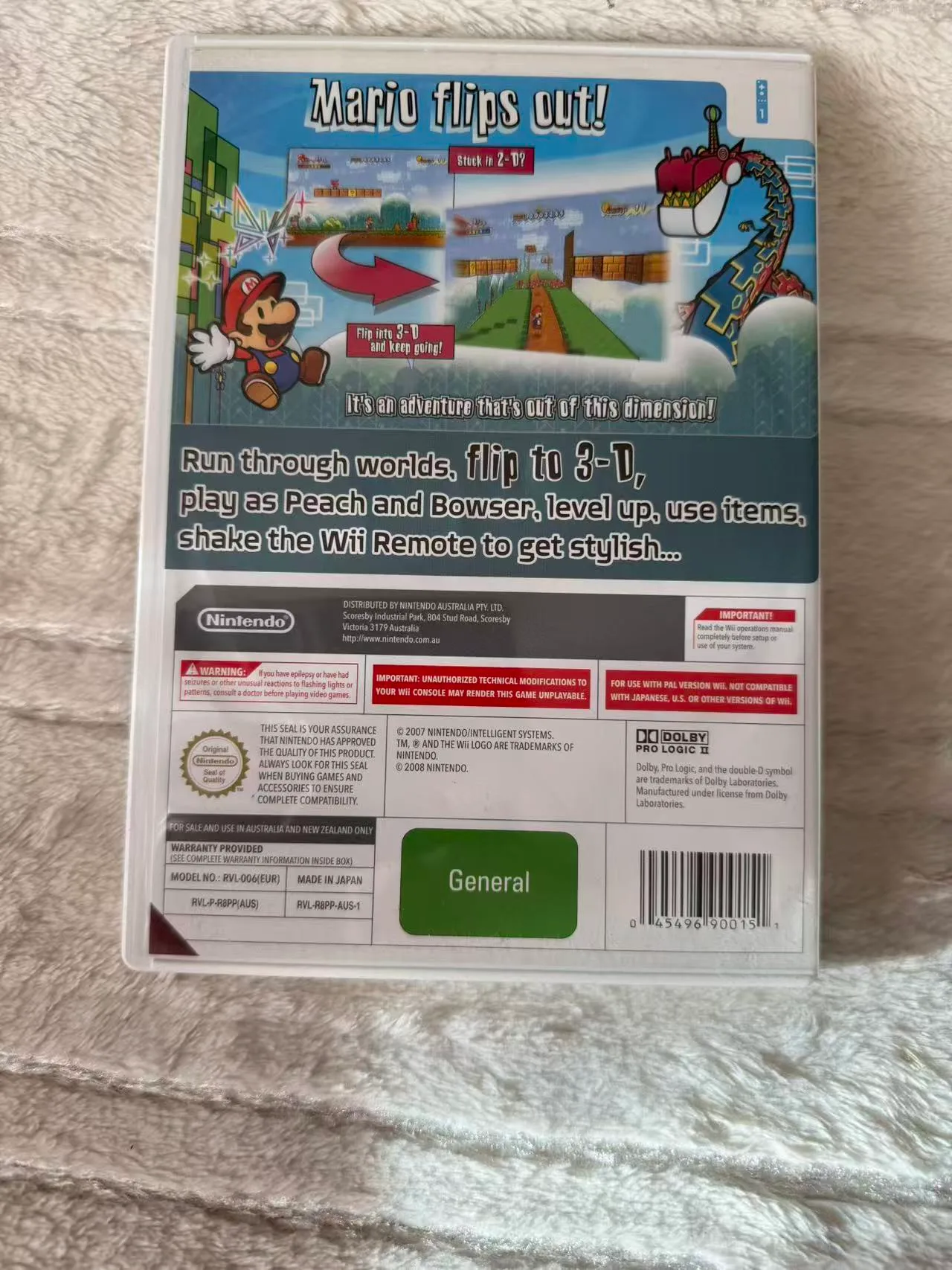 Paper Mario Nintendo Wii - Pal - Tested and working — photo 2