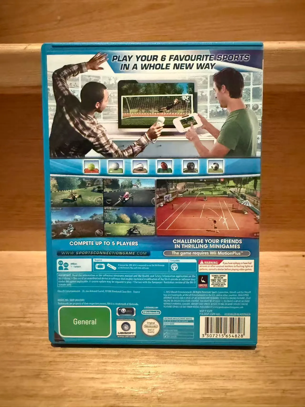 Sports Connection Nintendo Wii u  - Tested&Working Pal Aus — photo 2