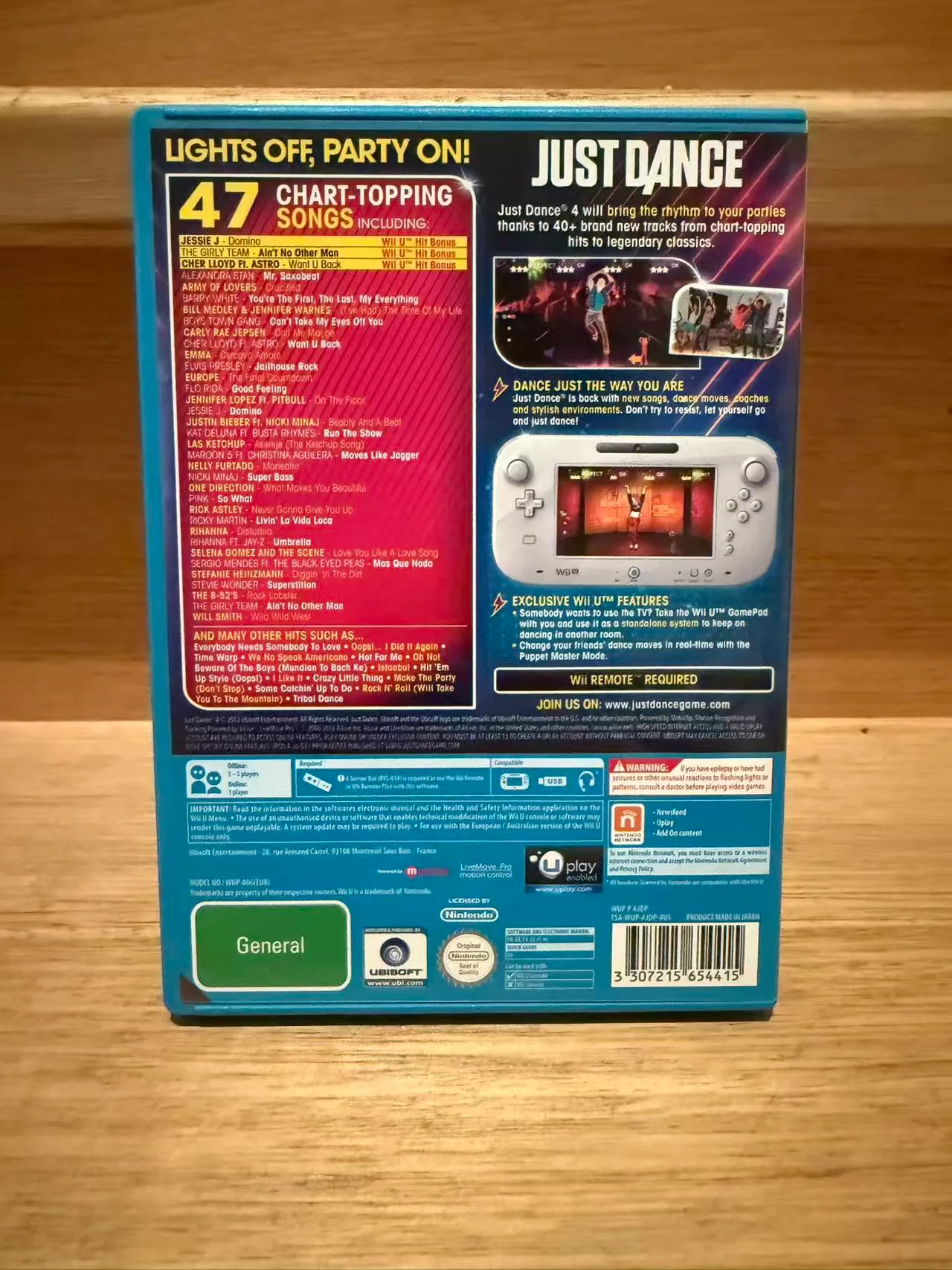 Just Dance 4 - Nintendo Wii U - Pal -Tested&Working - Genuine in great condition — photo 2