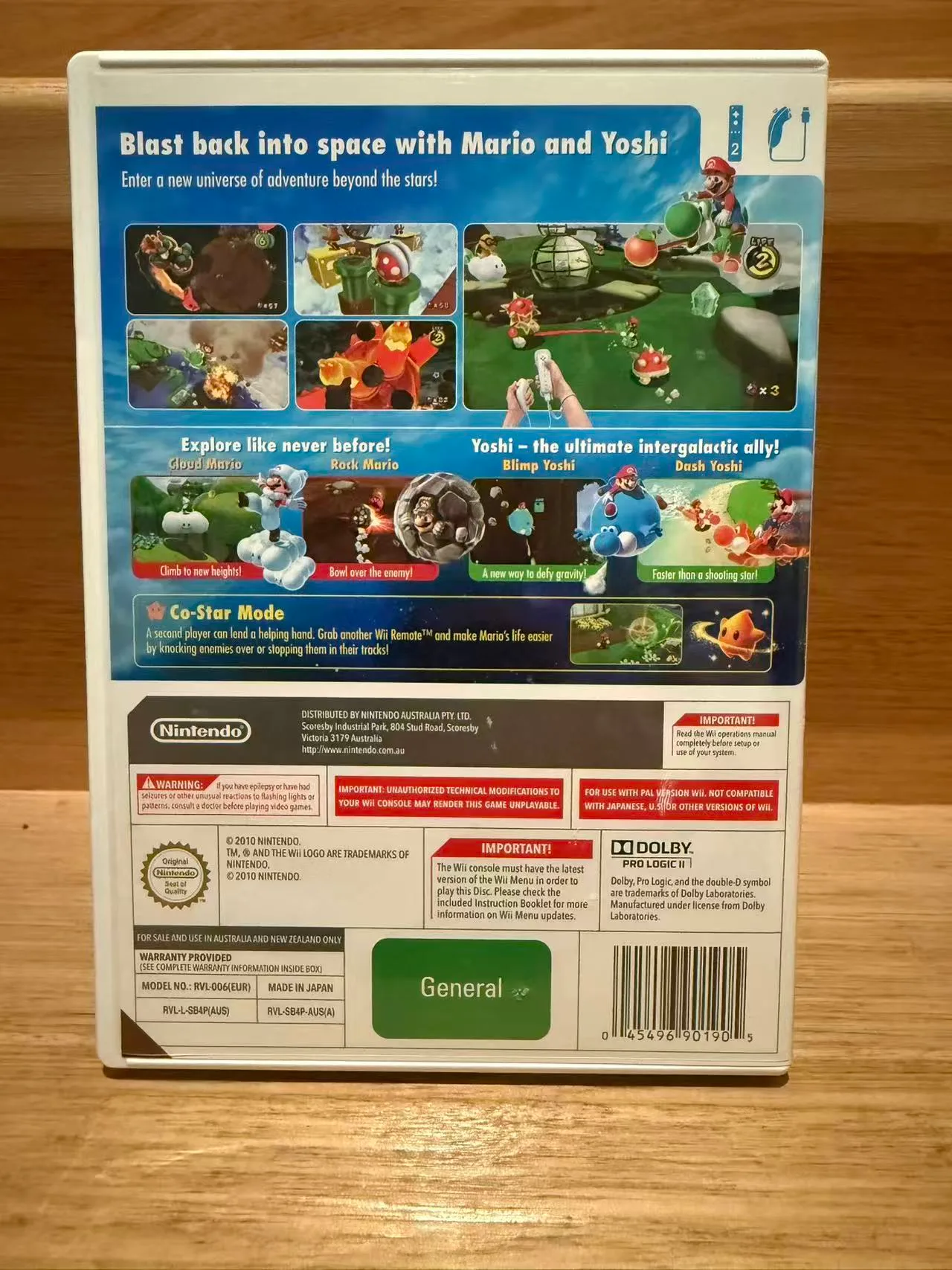 Super Mario Galaxy 2 Nintendo Wii - Tested&Working - Pal Aus — photo 2