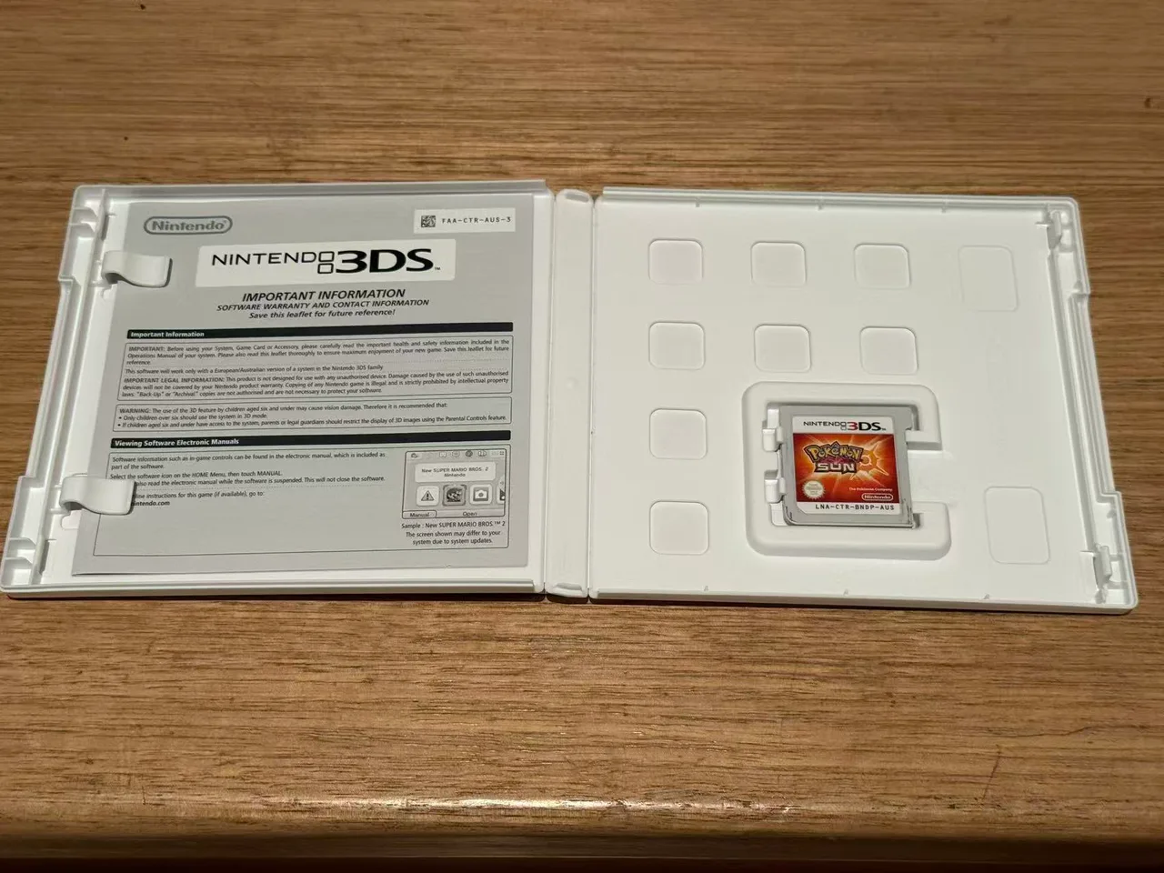 Pokemon Sun Nintendo 3ds - Tested&Working - Genuine Pal/Aus — photo 3