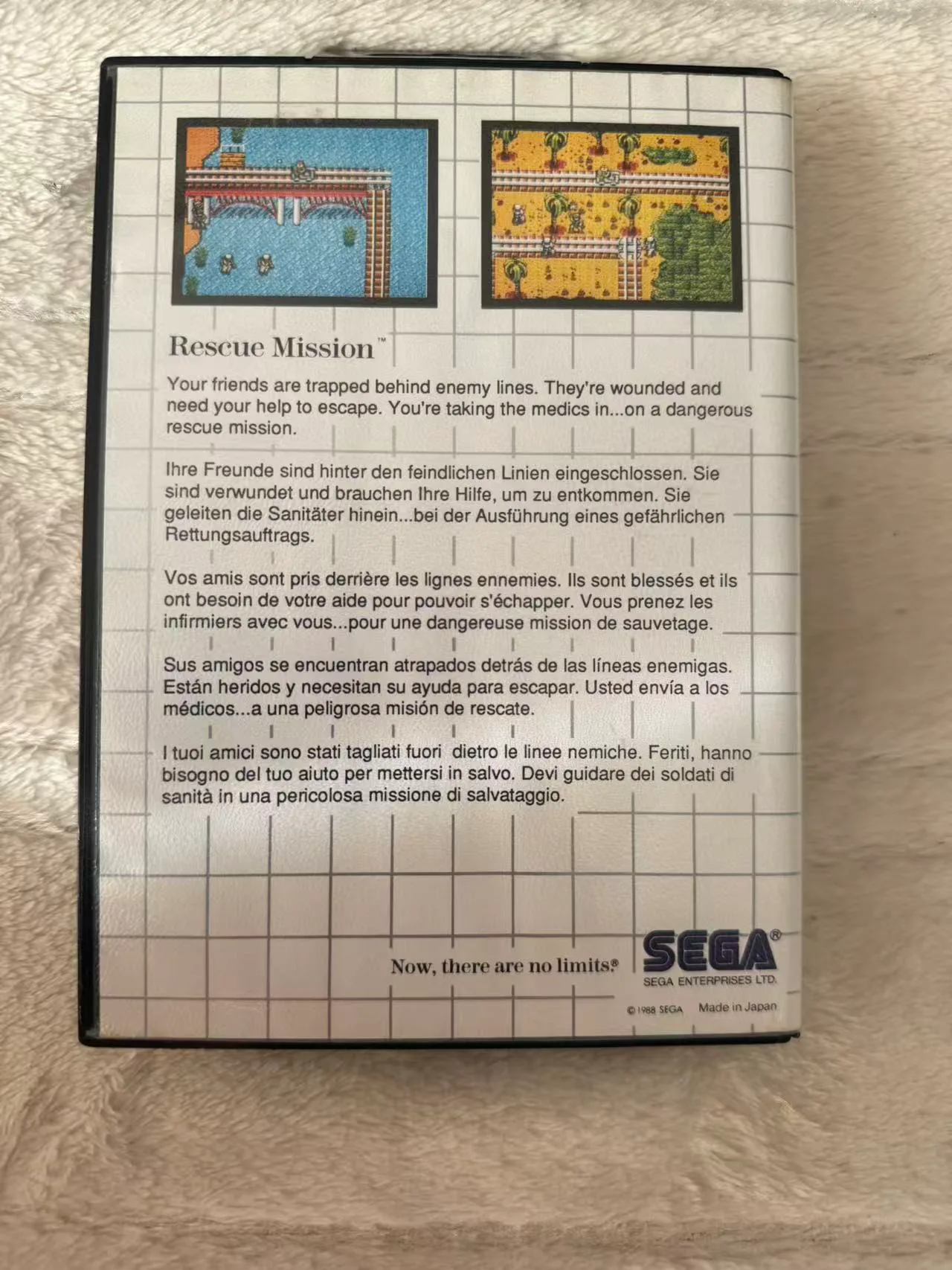 Rescue Mission Sega Master System - Tested and Working — photo 2