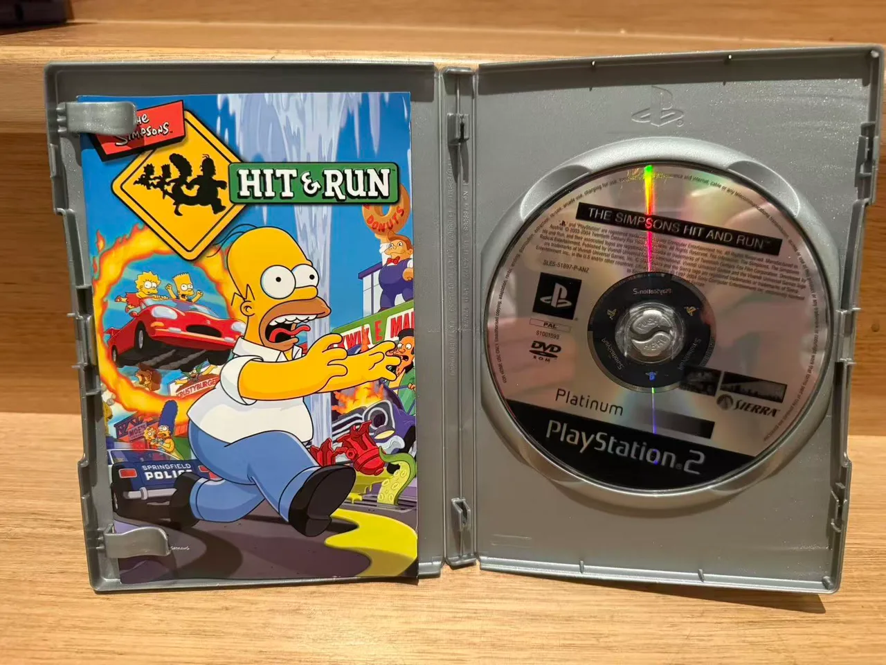 The Simpsons Hit & Run Sony Playstation 2 (PS2) Pal Aus - Tested&Working — photo 3