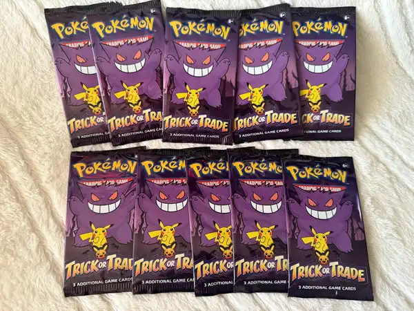 10x Trick or Trade sealed/unopened Pokemon cards