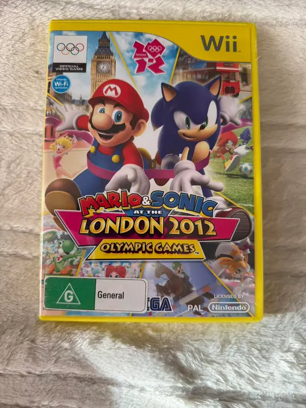 Mario & SOnic At The Longdon 2012 Olympic Games Nintendo Wii - Pal Tested&Workin
