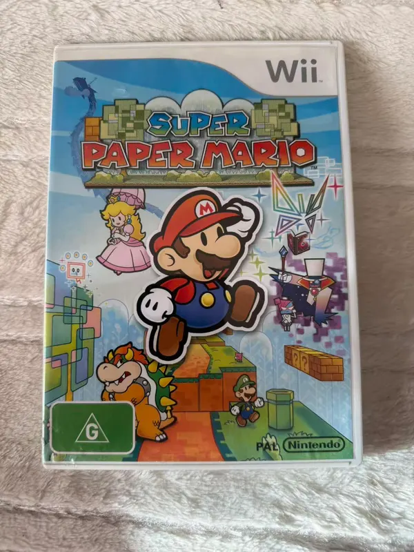 Paper Mario Nintendo Wii - Pal - Tested and working