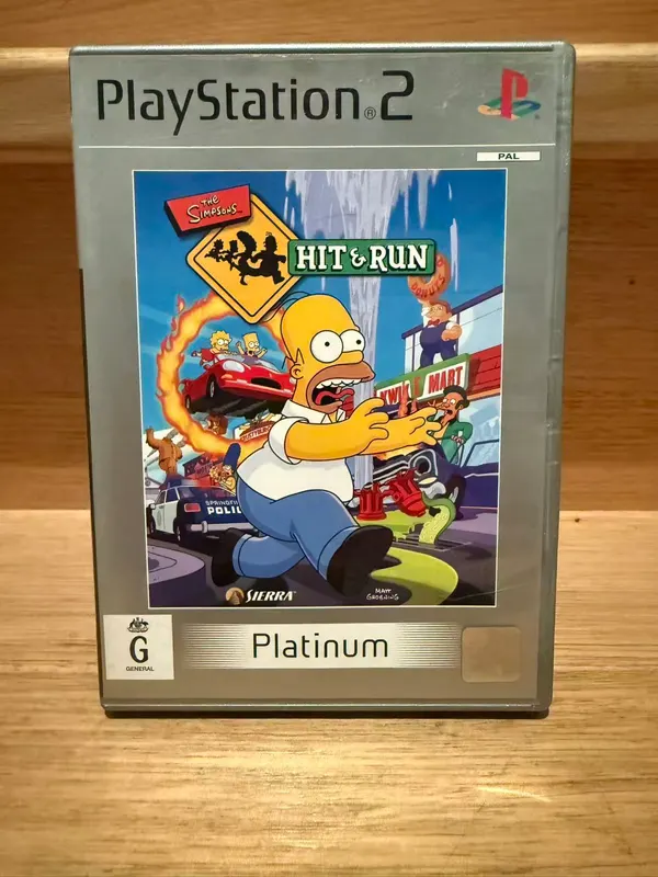 The Simpsons Hit & Run Sony Playstation 2 (PS2) Pal Aus - Tested&Working